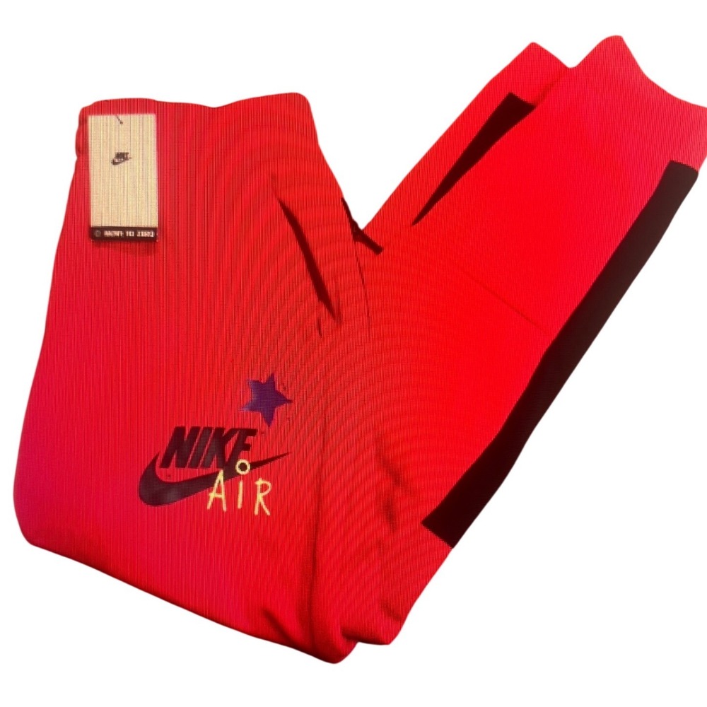 Nike Air Joggers‎ Mens M Red New DZ3075-657 Tapered Leg Standard Fit Regular